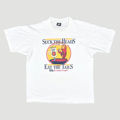 90's Suck the Heads, Drink the Beer, Eat the Tails T-Shirt