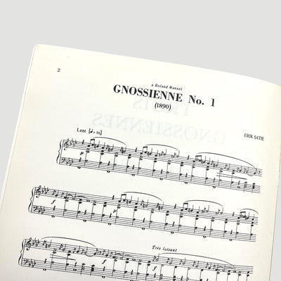 90's Erik Satie Trois Gymnopédies For Piano Sheet Music