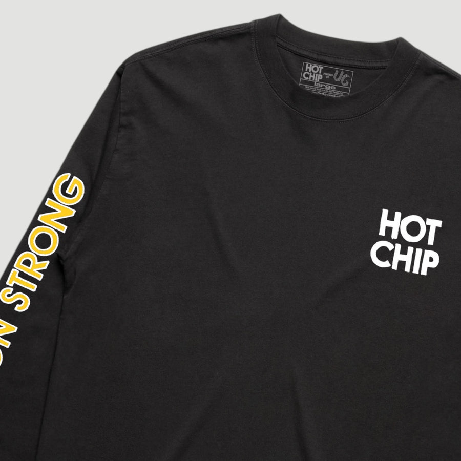 Hot Chip x UG Coming on Strong Black LS T-Shirt