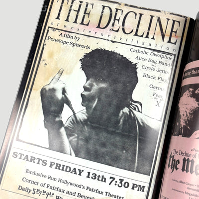 00's The Decline of Western Civilisation Films Japanese Booklet