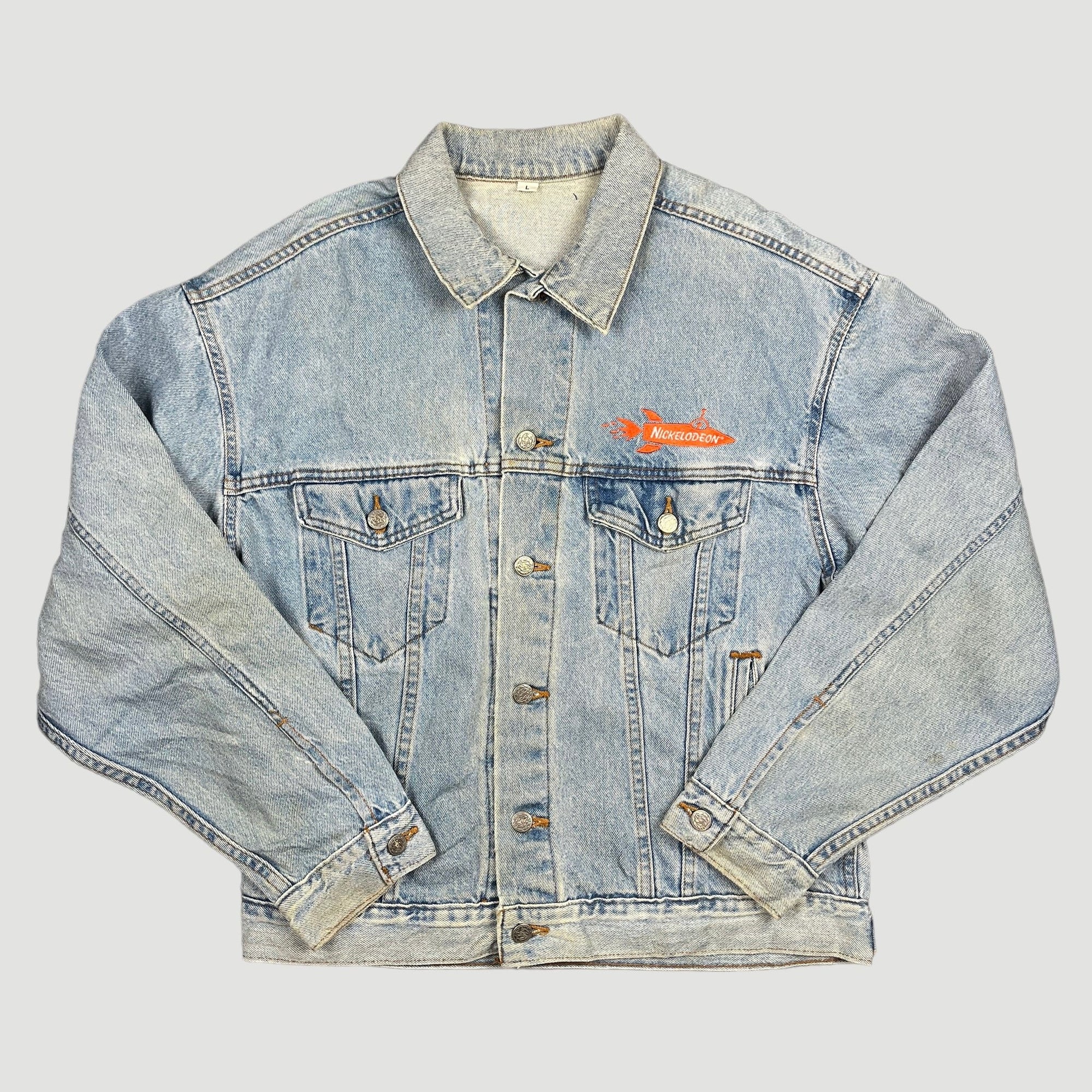 90's Nickolodeon Denim Staff Jacket