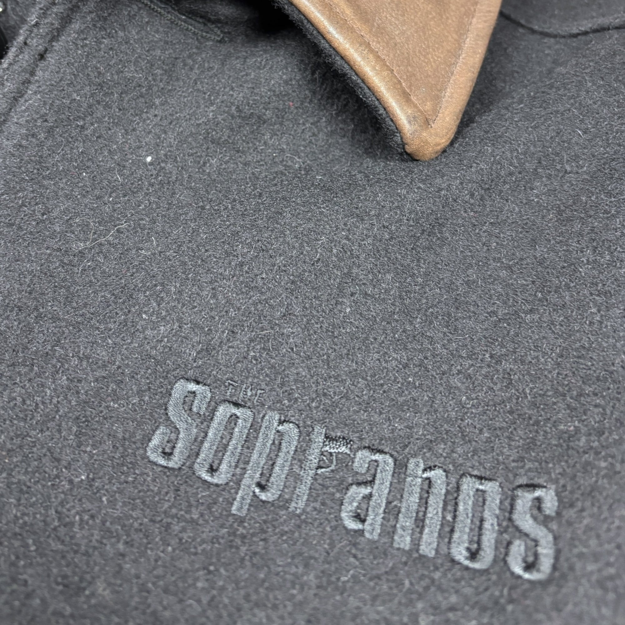 00's HBO The Sopranos Wool Button Up Jacket