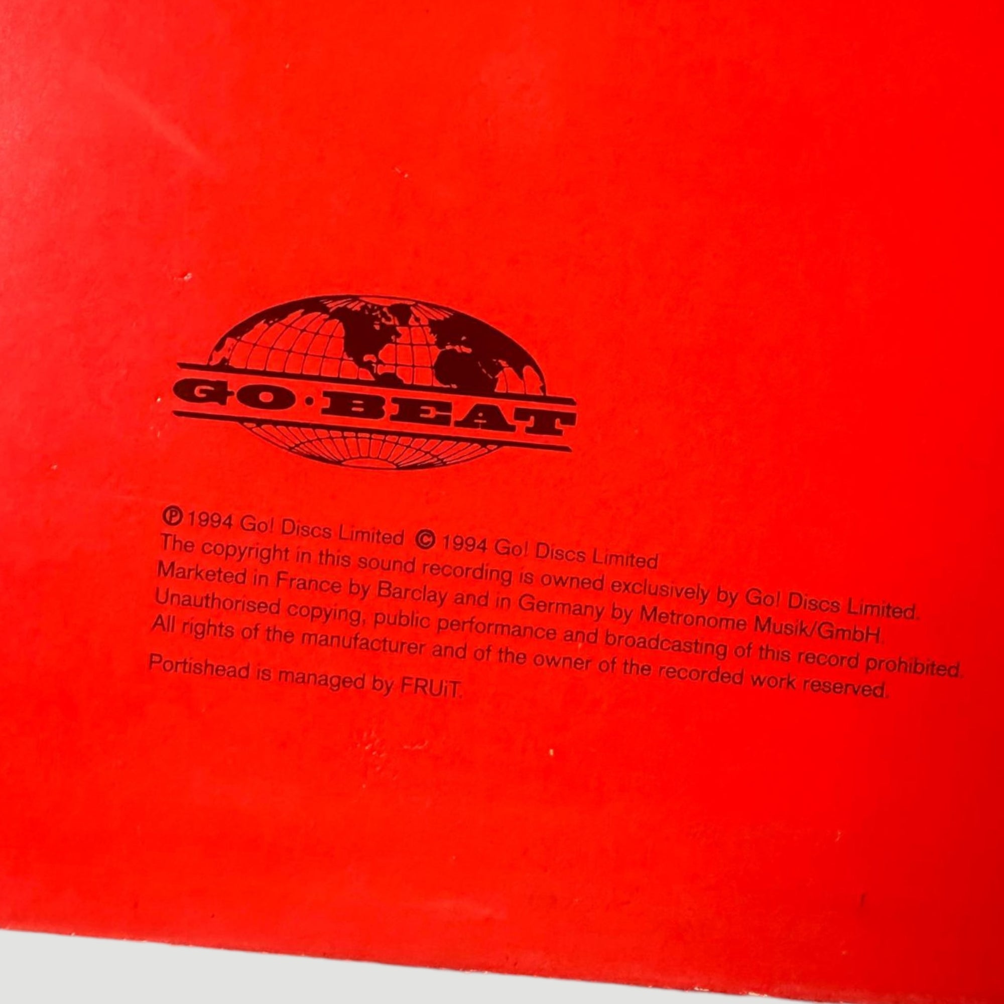 1994 Portishead 'Glory Box' UK 12" Single