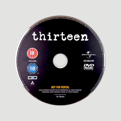 2003 Thirteen UK DVD