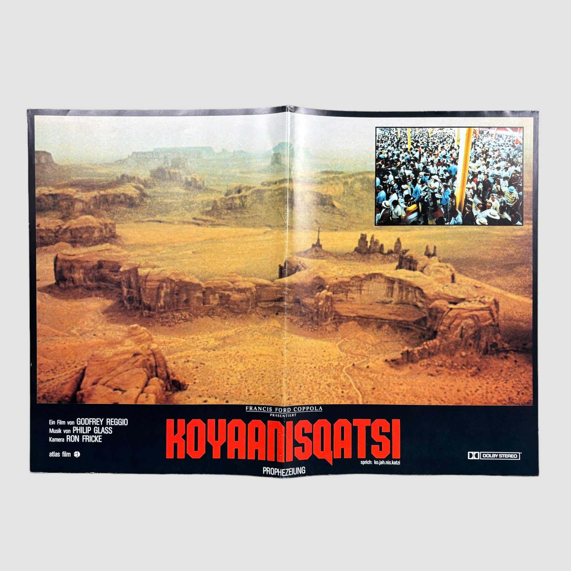 1982 Koyaanisqatsi 7 x Lobby Poster Set