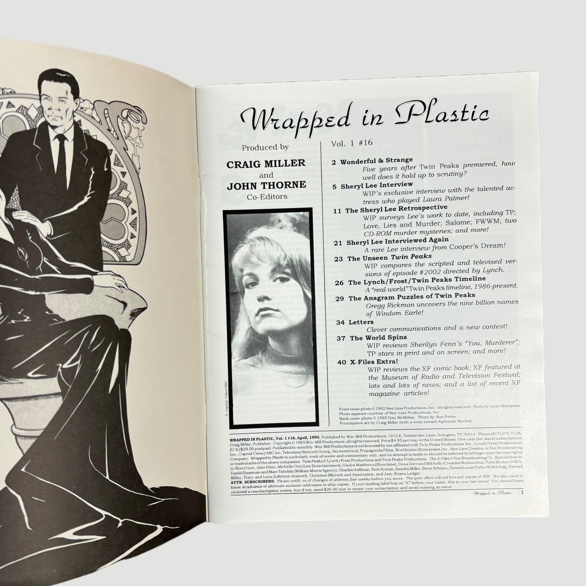 1991 Twin Peaks: Wrapped in Plastic Issue #16