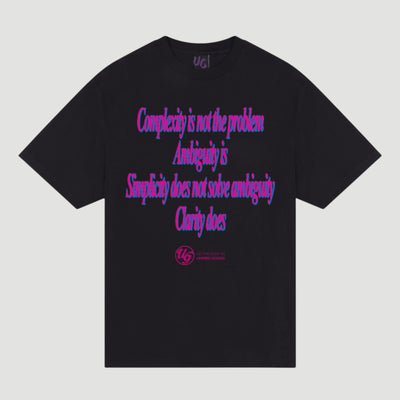 UG Complexity is not the Problem Black T-Shirt