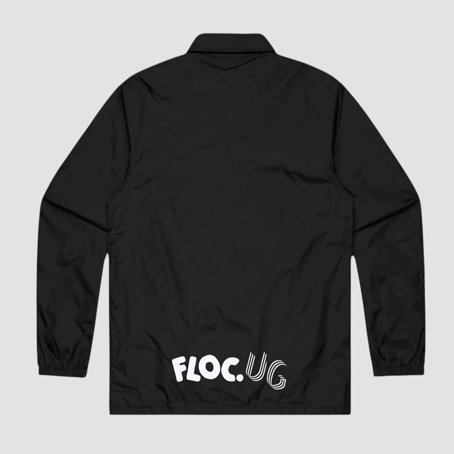 Floc x UG Varsity Coach Jacket Black
