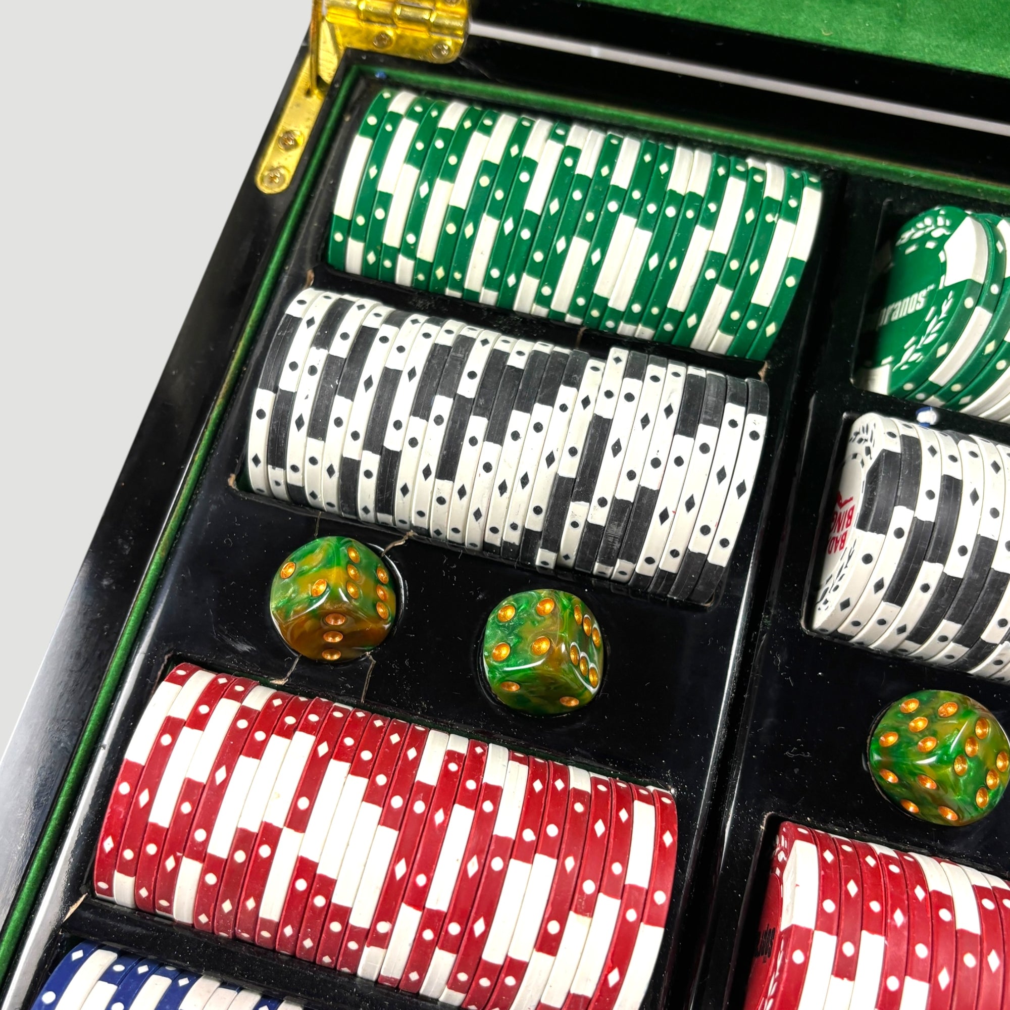 00's HBO The Sopranos Poker Chip Set Briefcase