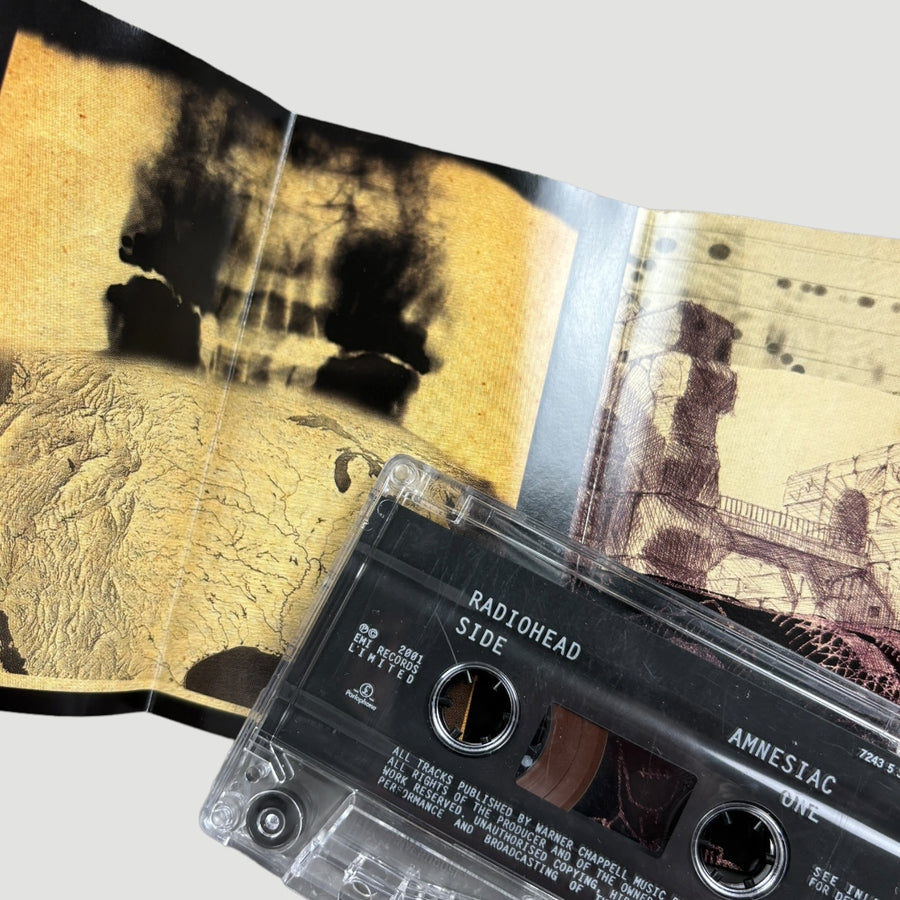 2001 Radiohead Amnesiac Cassette