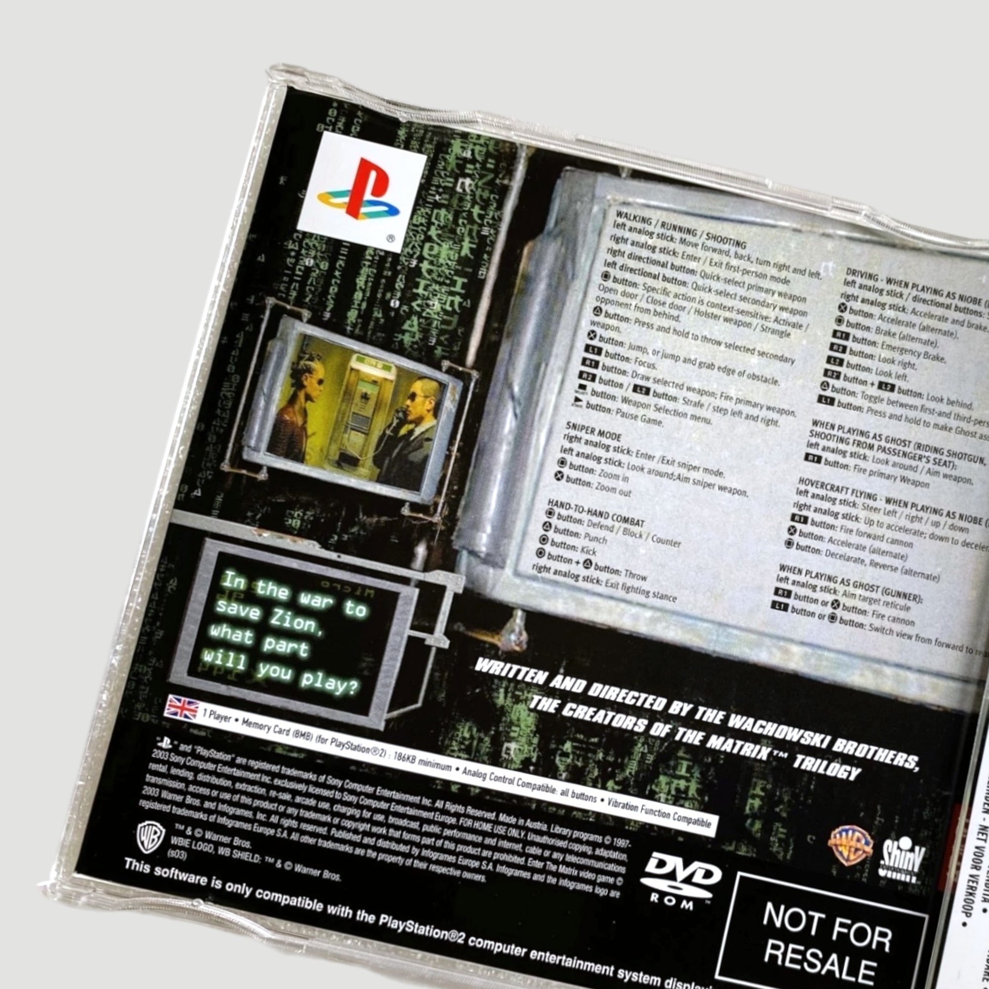 2003 Enter the Matrix PlayStation 2 Demo