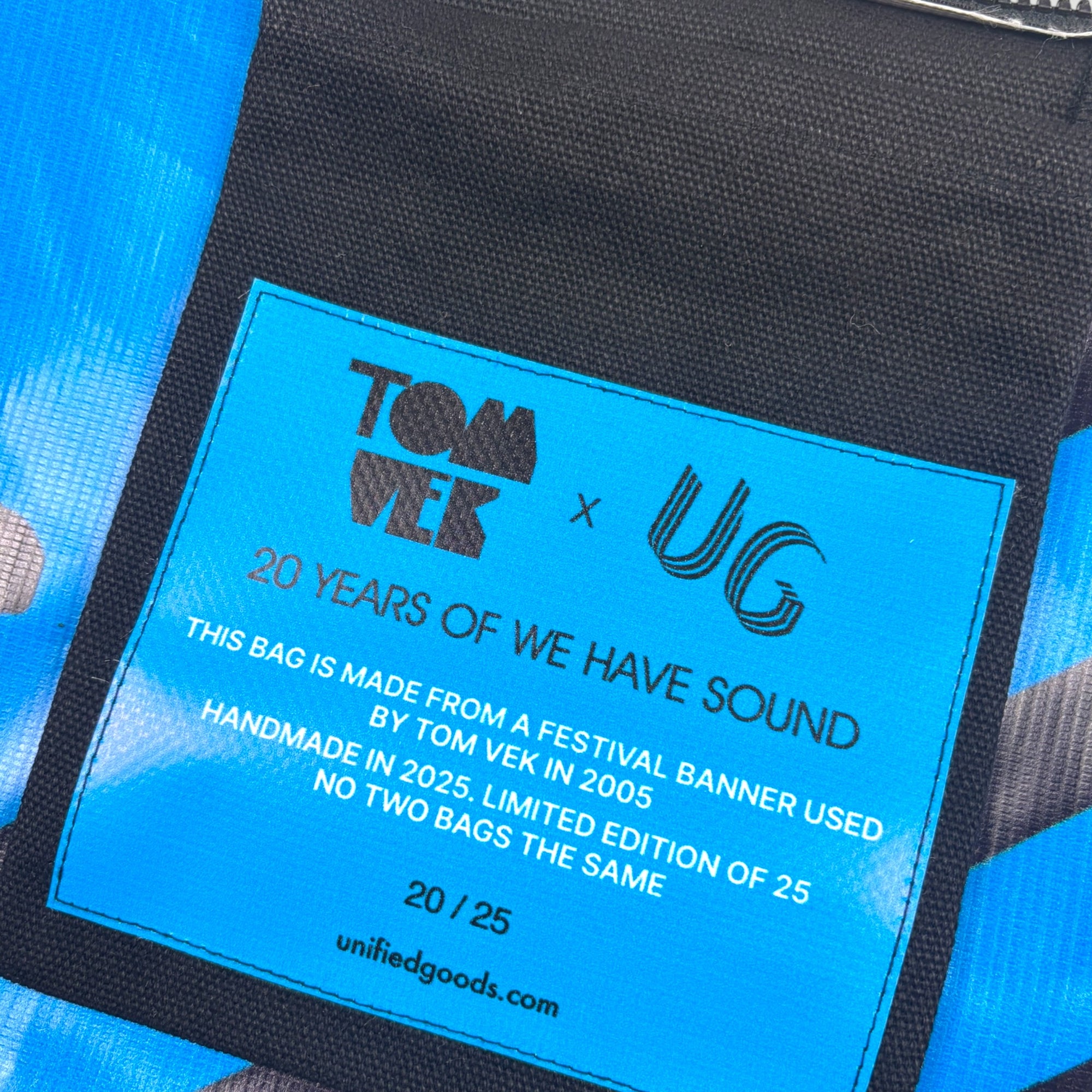 Tom Vek x UG Banner Messenger Bag  (No.20/25)