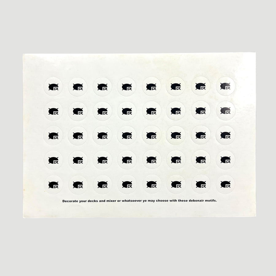 1997 Rephlex Records Sticker Sheet