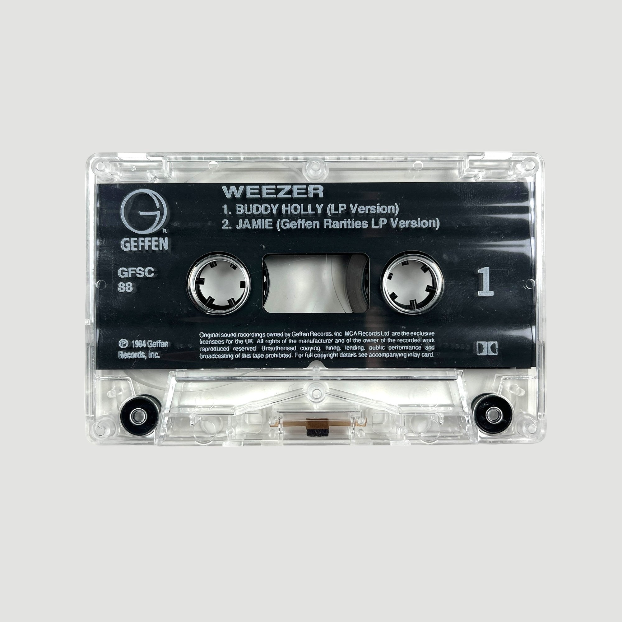 1994 Weezer Buddy Holly UK Cassette Single