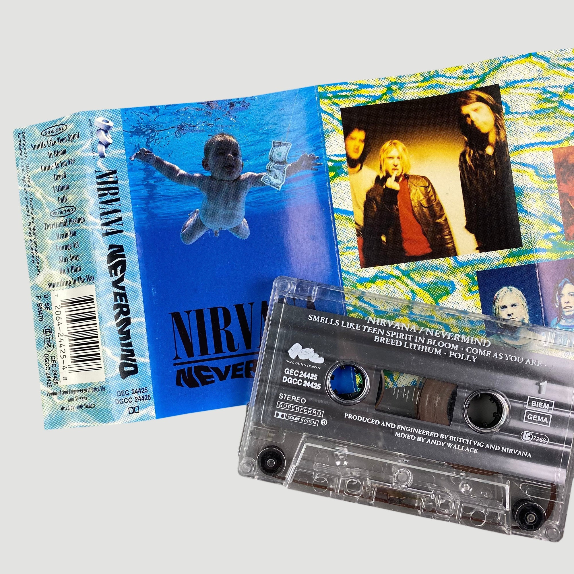 1989-1996 Nirvana 6 Cassette Album Set