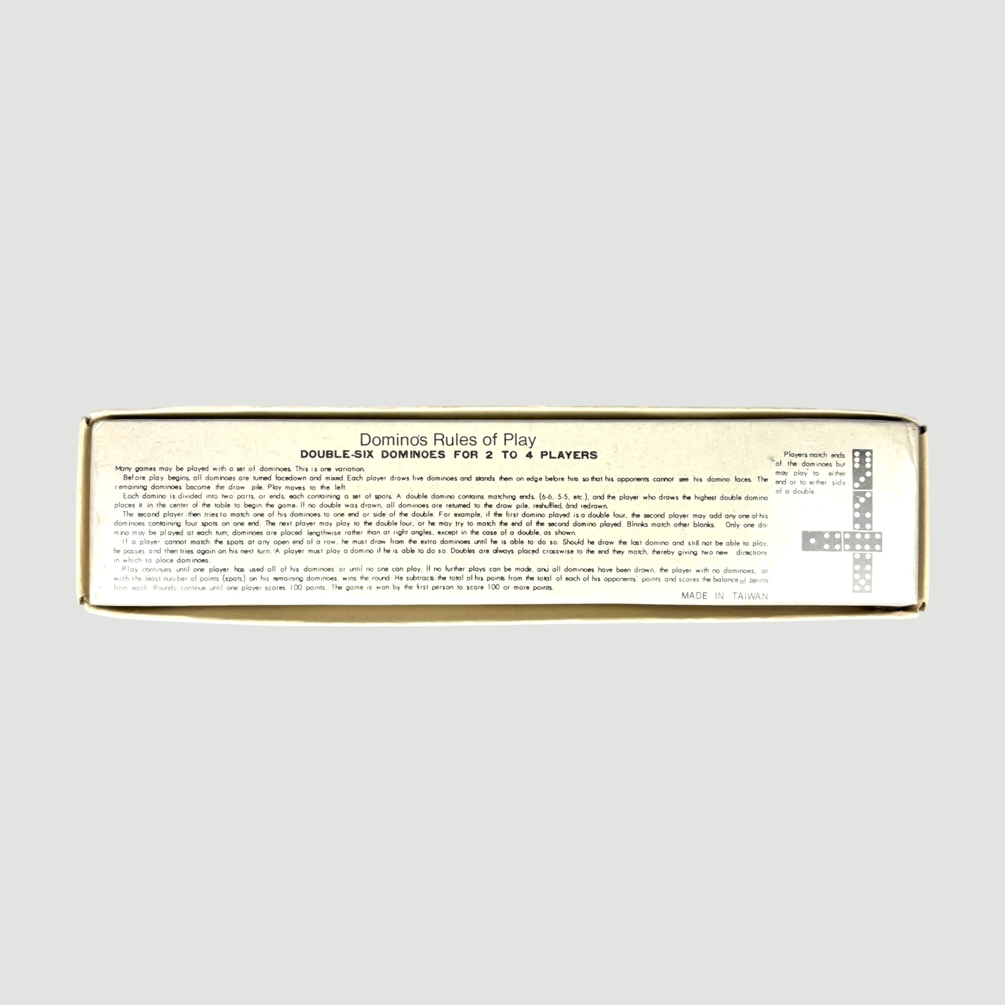 1984 Domino’s Double Six Dominos Game (Sealed)