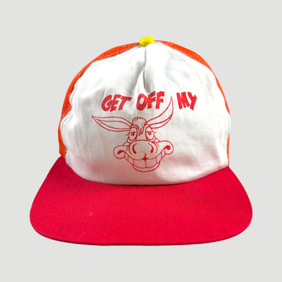 90's Get Off My Ass Trucker Cap