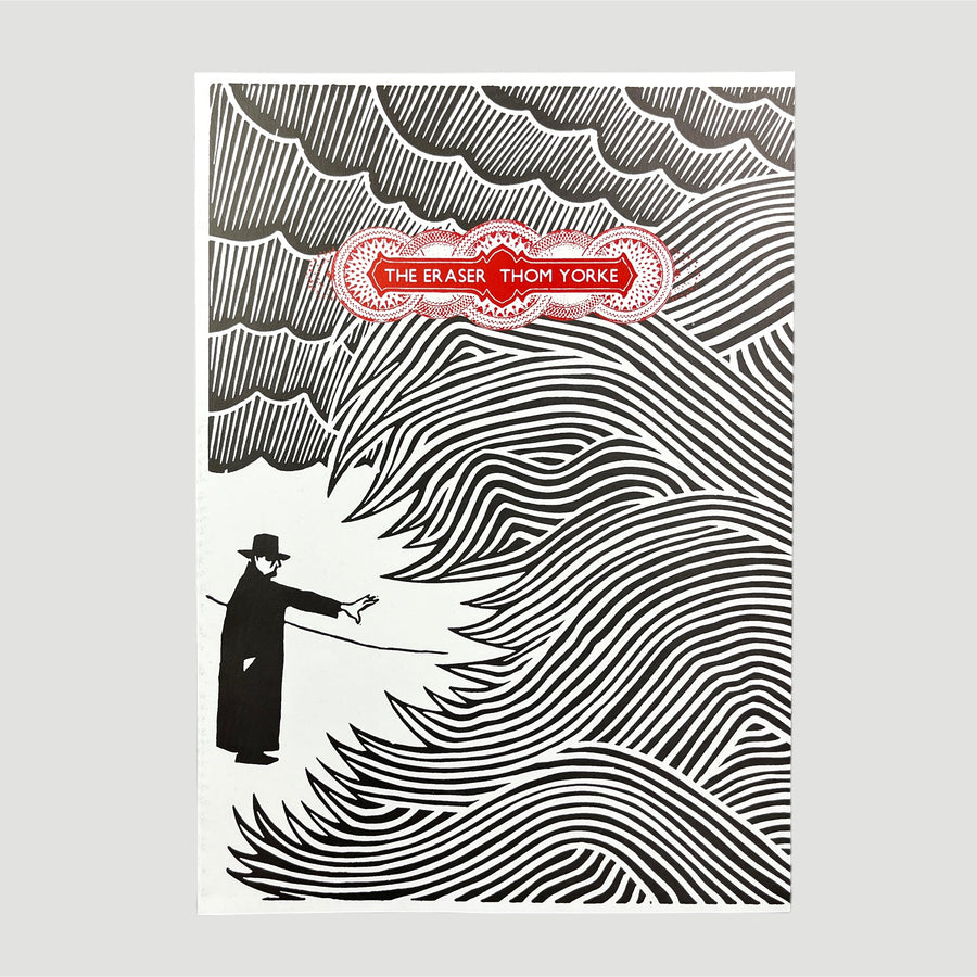 2006 Thom Yorke The Eraser Japanese Fold-Out Chirashi Poster