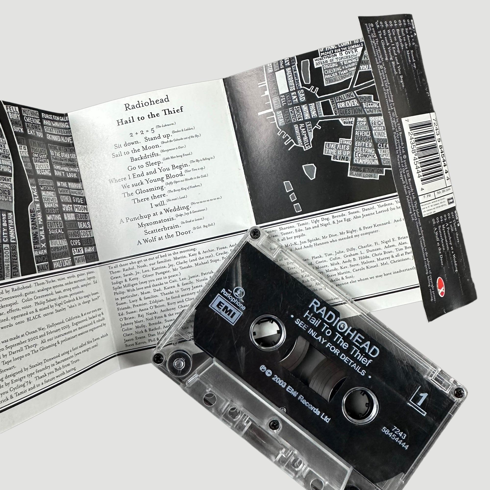 2003 Radiohead Hail to the Thief Cassette