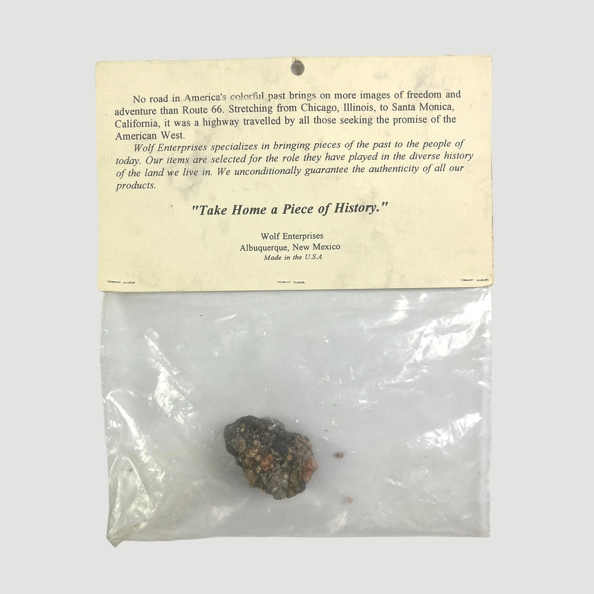 90's Route 66 Authentic Piece of Road