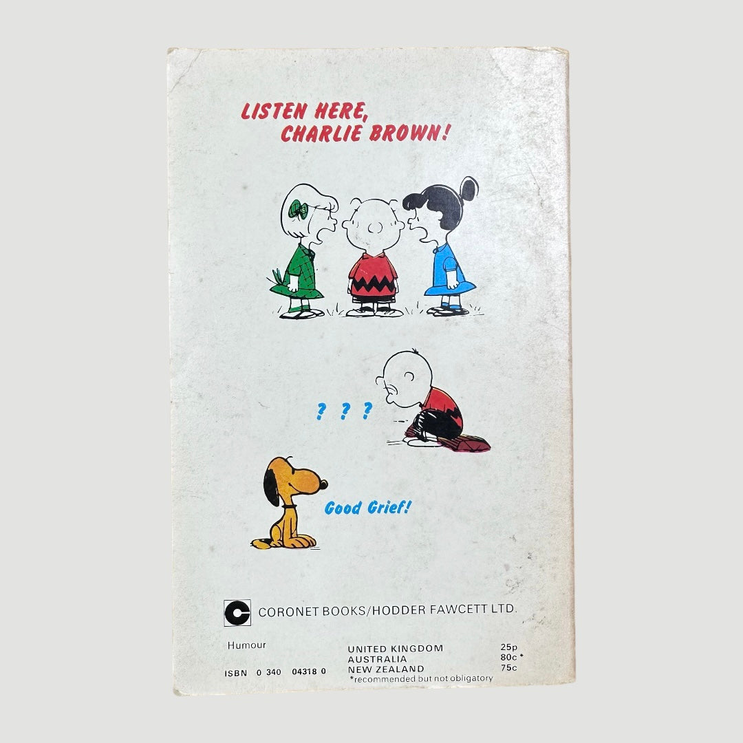 1974 Snoopy You're My Hero, Charlie Brown! Book