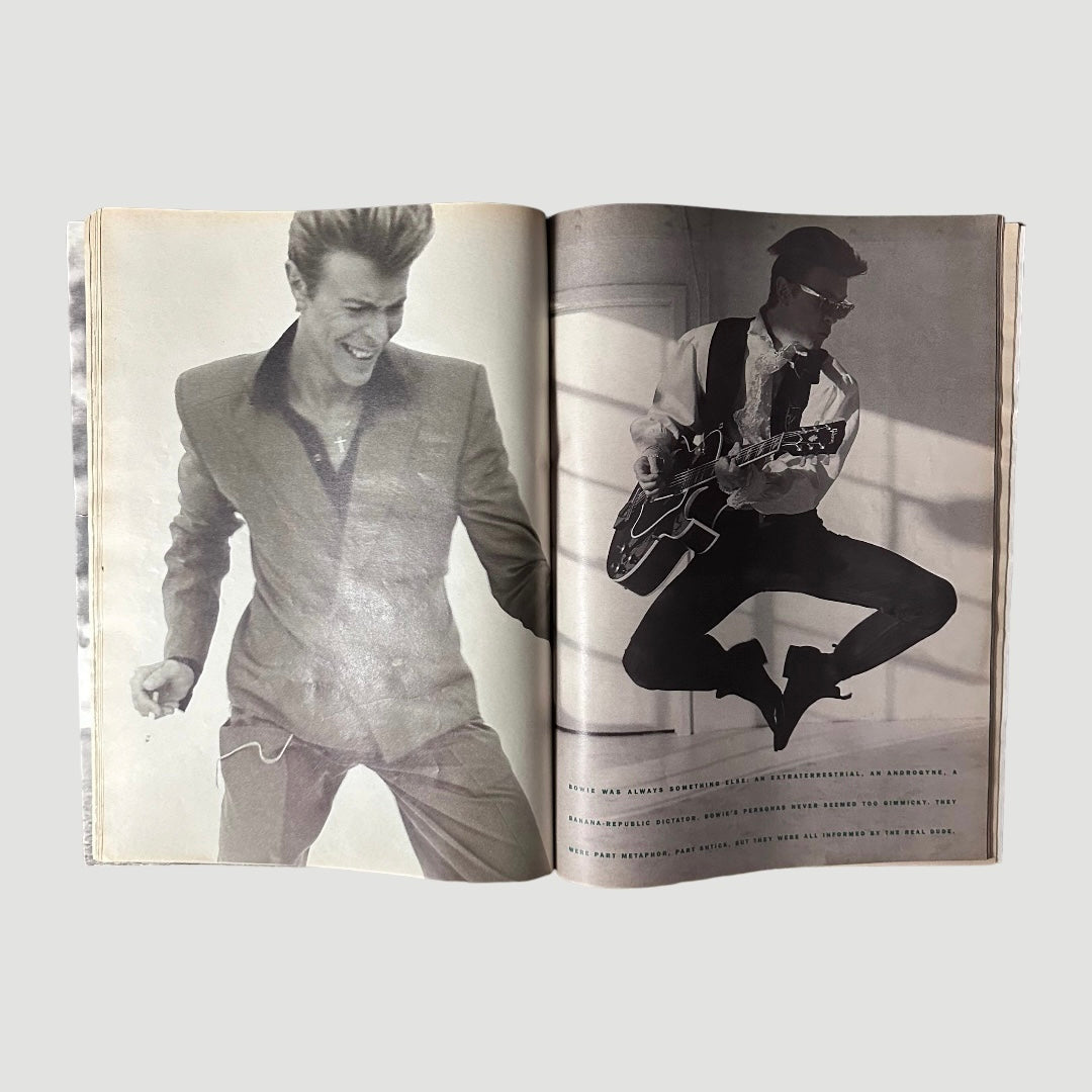 1990 Interview Magazine David Bowie Issue