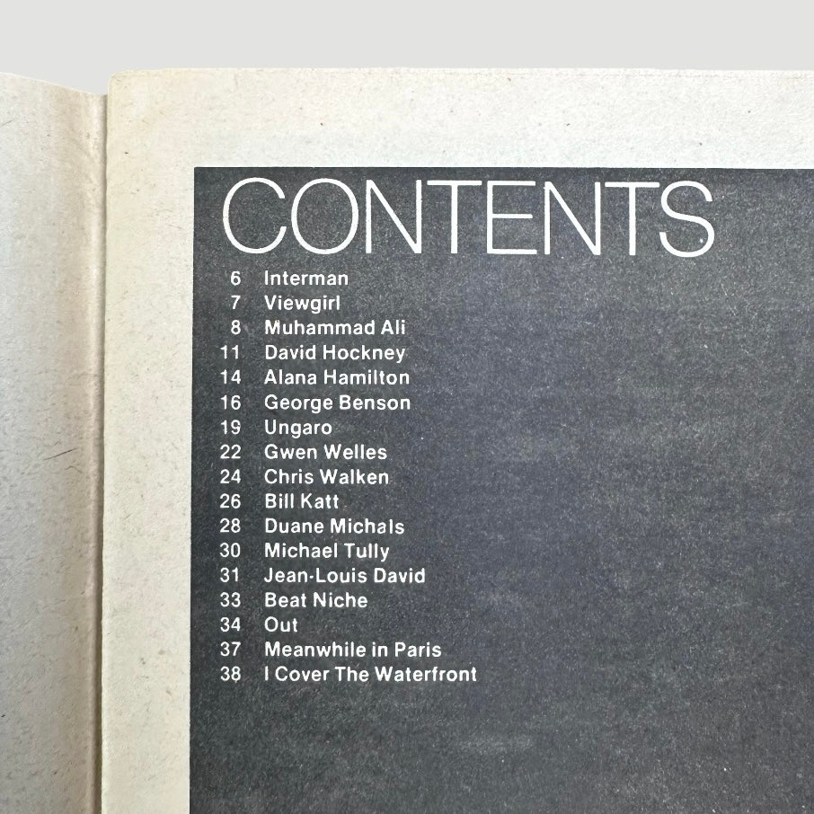 1977 Interview Magazine August Issue