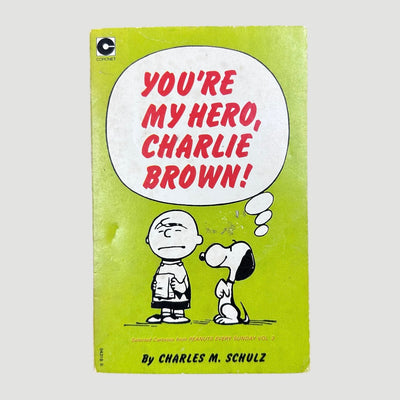 1974 Snoopy You're My Hero, Charlie Brown! Book