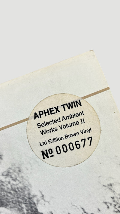 1994 Aphex Twin 'Selected Ambient Works Vol 2' 3 x LP Brown Vinyl