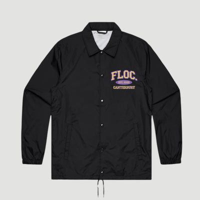 Floc x UG Varsity Coach Jacket Black