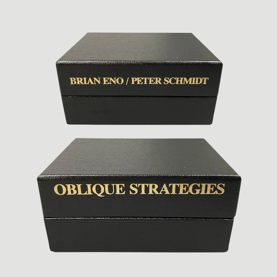 2001 Brain Eno & Peter Schmidt Oblique Strategies Card Set