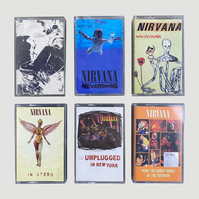 80's/90's Nirvana 6 Cassette Album Set