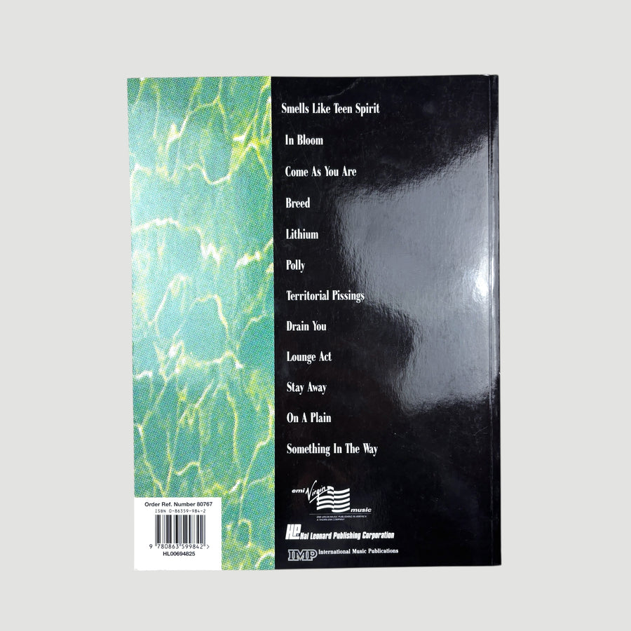 1991 Nirvana Nevermind Guitar Tab/Vocal Book