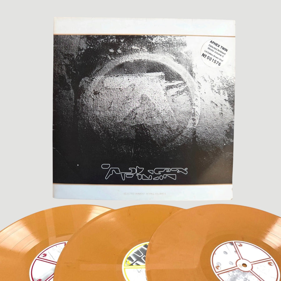 1994 Aphex Twin 'Selected Ambient Works Vol 2' 3 x LP Brown Vinyl
