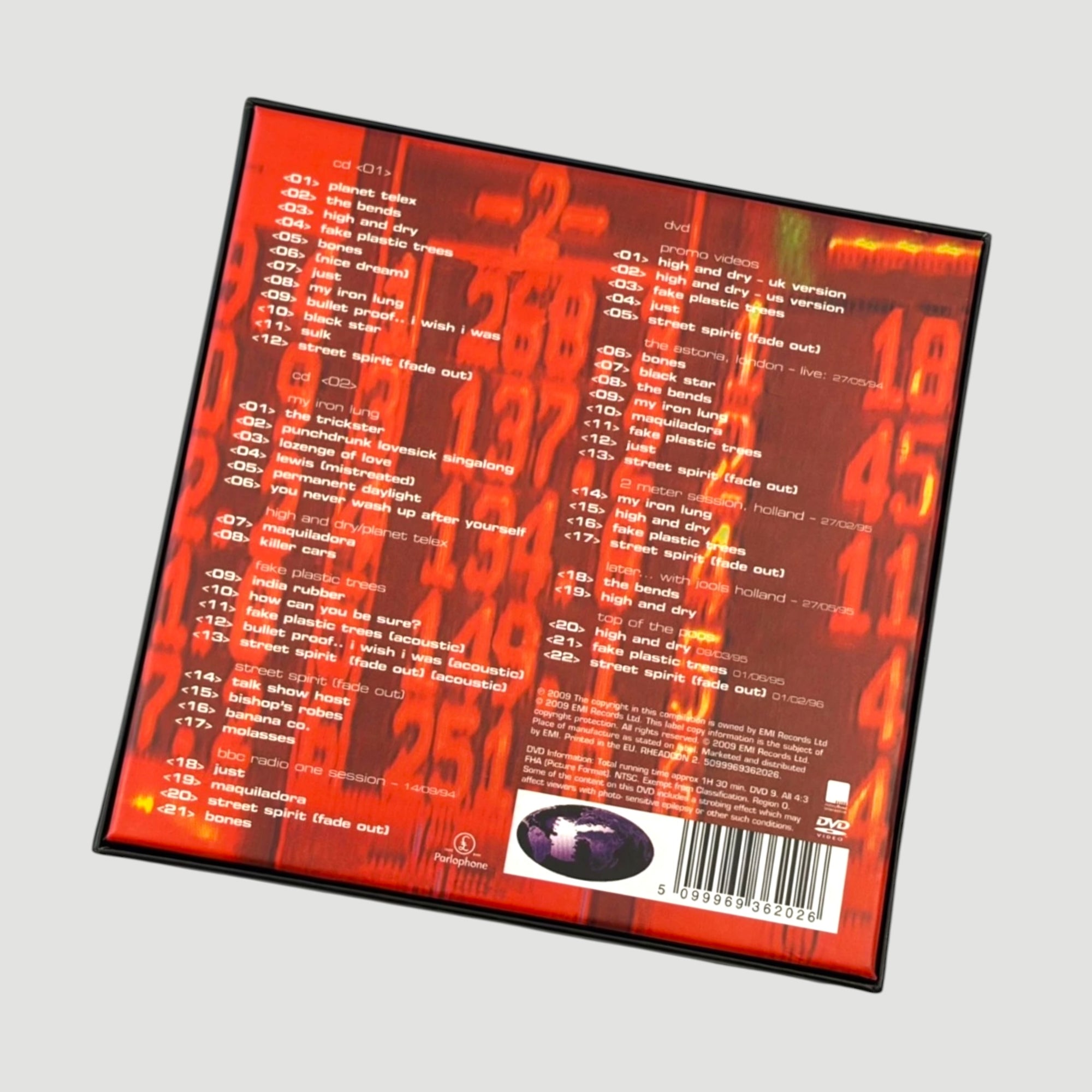 2009 Radiohead The Bends UK 2CD/DVD Boxset