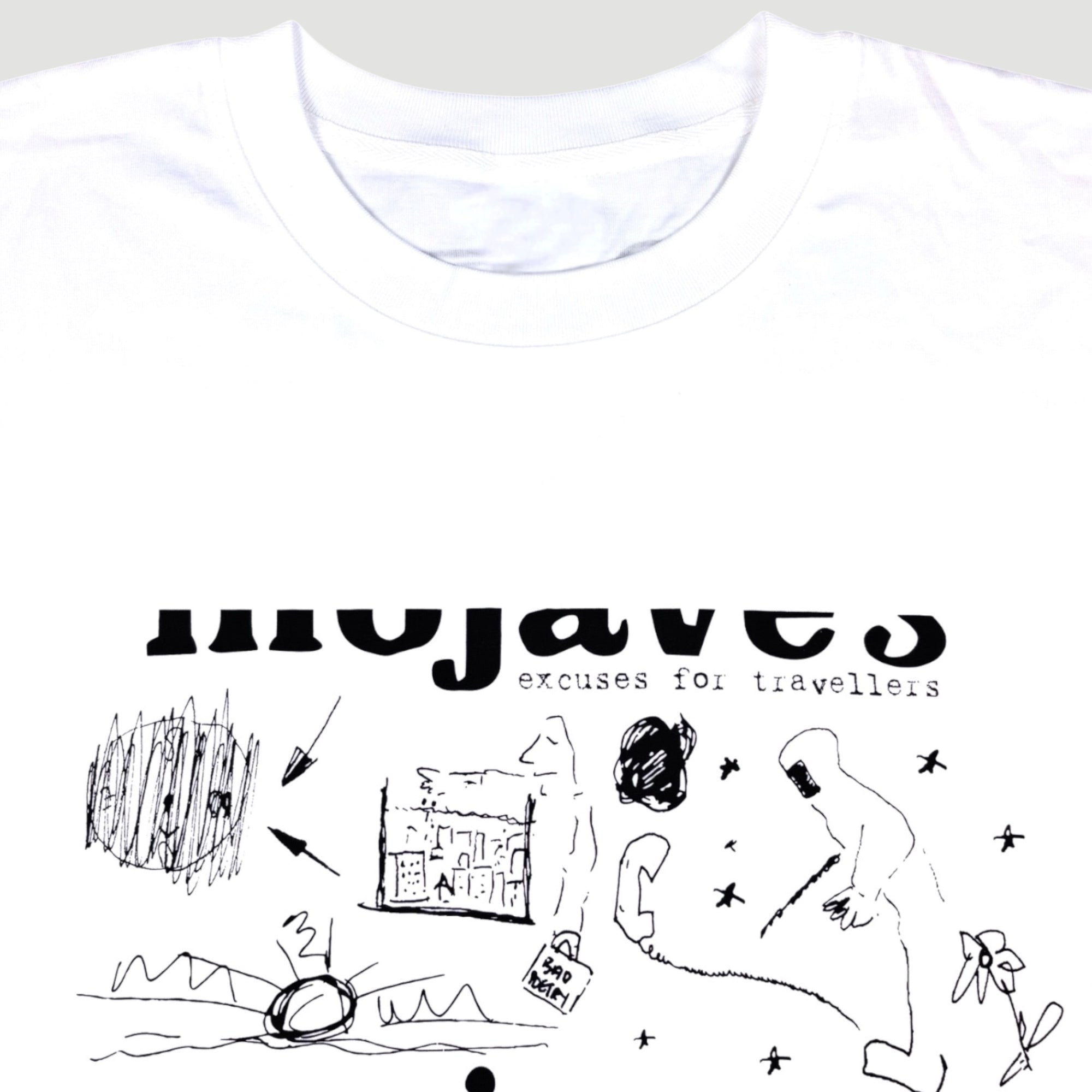 Mojave 3 x UG Excuses for Travellers White T-Shirt