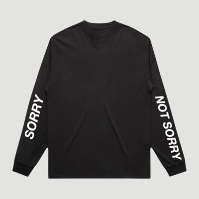 LCMF x UG Sorry Black Longsleeve T-Shirt