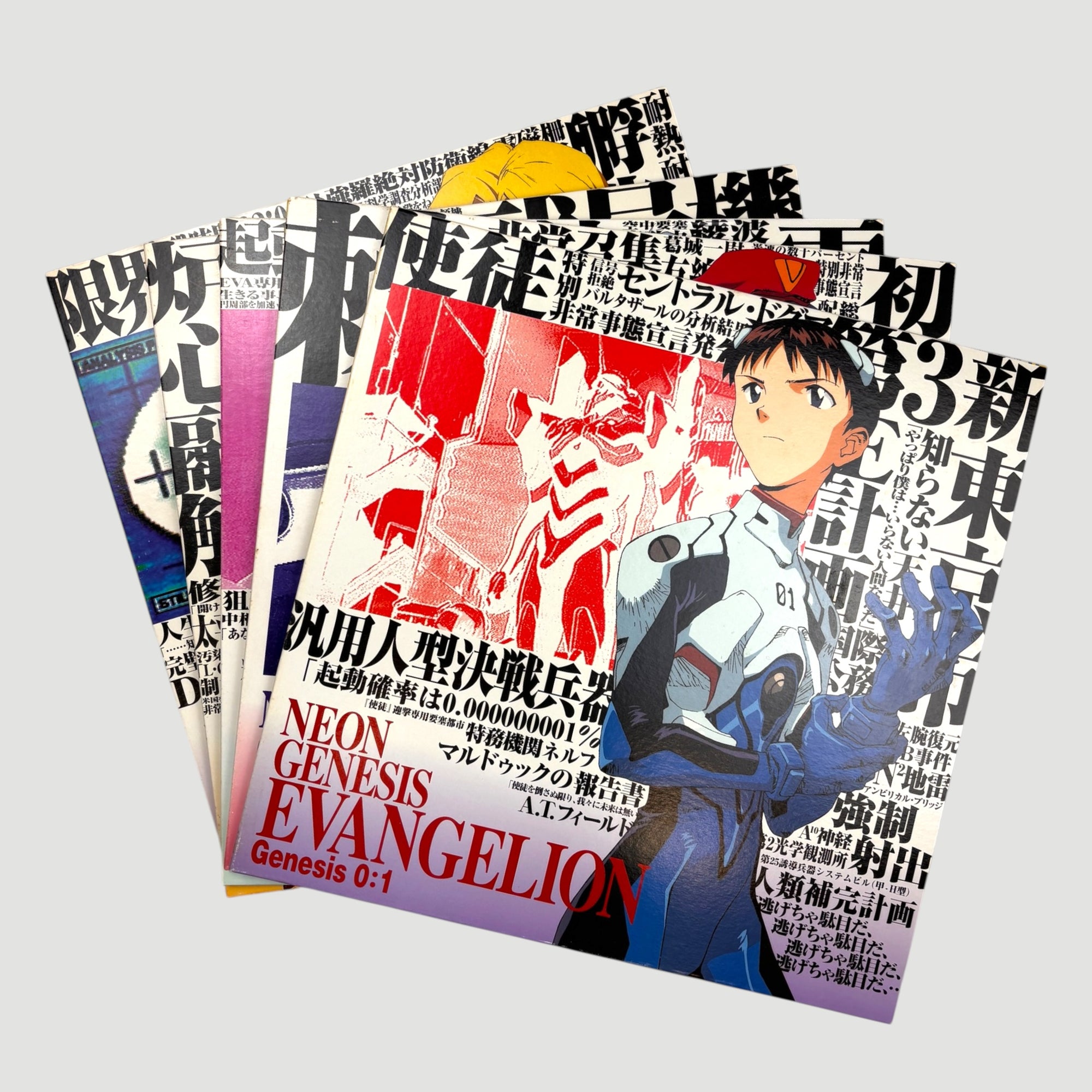 90's Neon Genesis Evangelion Japanese 5 x Laserdisc Boxset