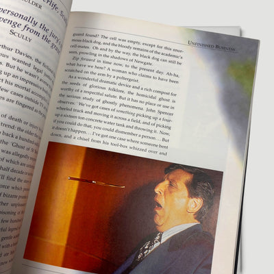 1995 The X Files Book of the Unexplained 1st Edition
