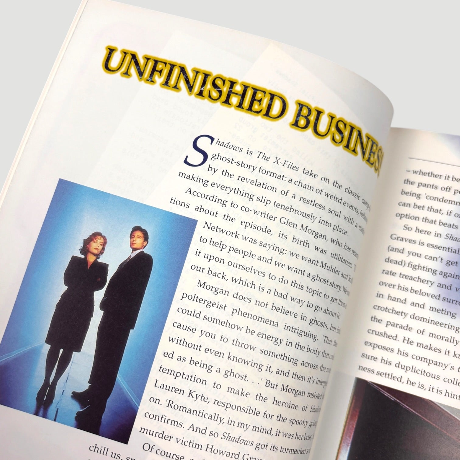 1995 The X Files Book of the Unexplained 1st Edition