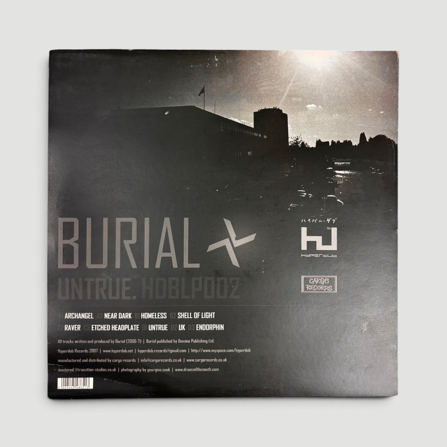 2007 Burial Untrue UK Early Press 2xLP