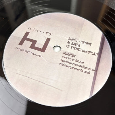 2007 Burial Untrue UK Early Press 2xLP