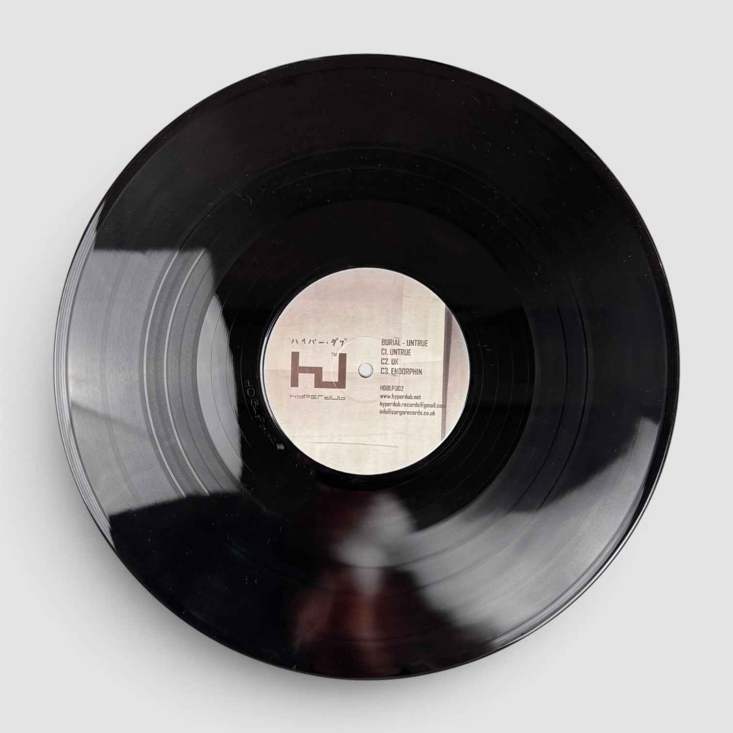 2007 Burial Untrue UK Early Press 2xLP