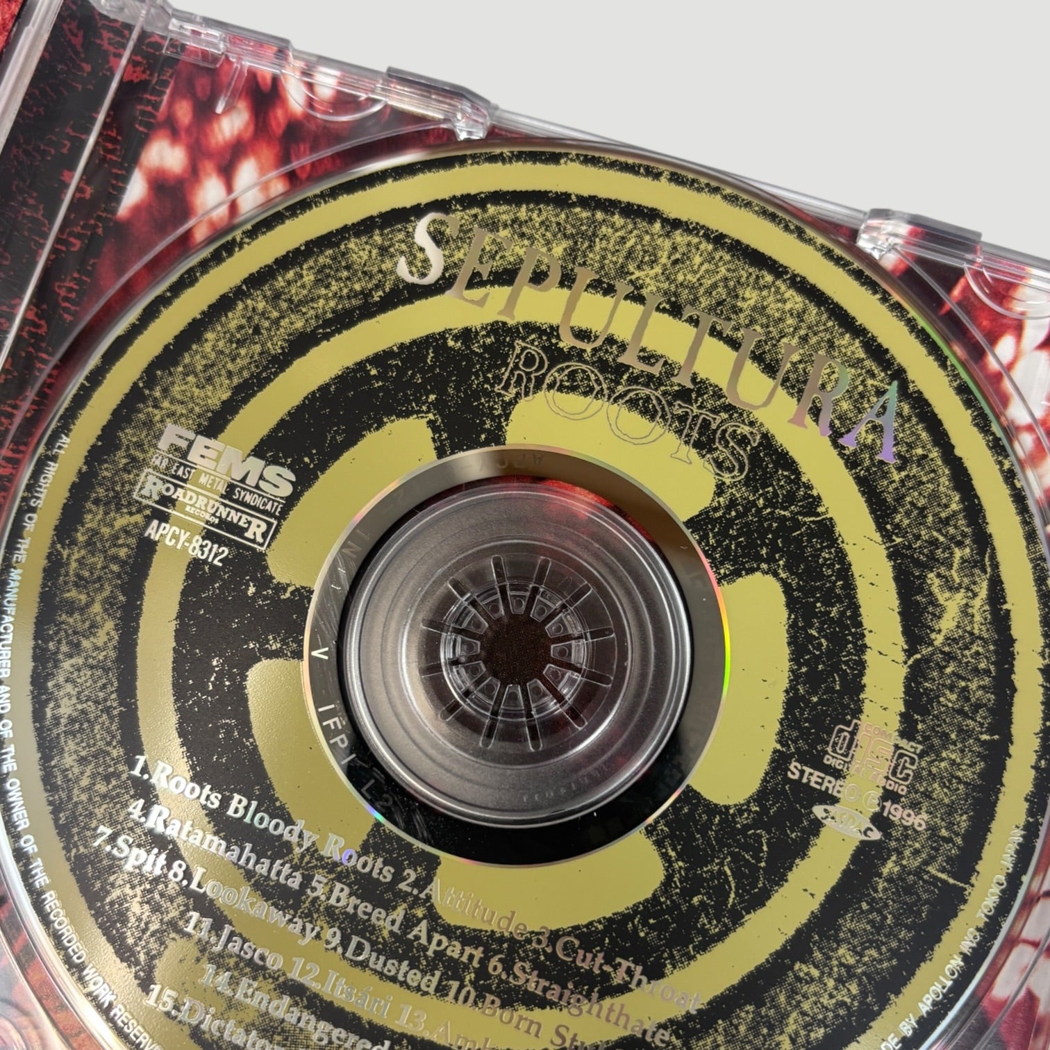1996 Sepultura Roots Japanese CD