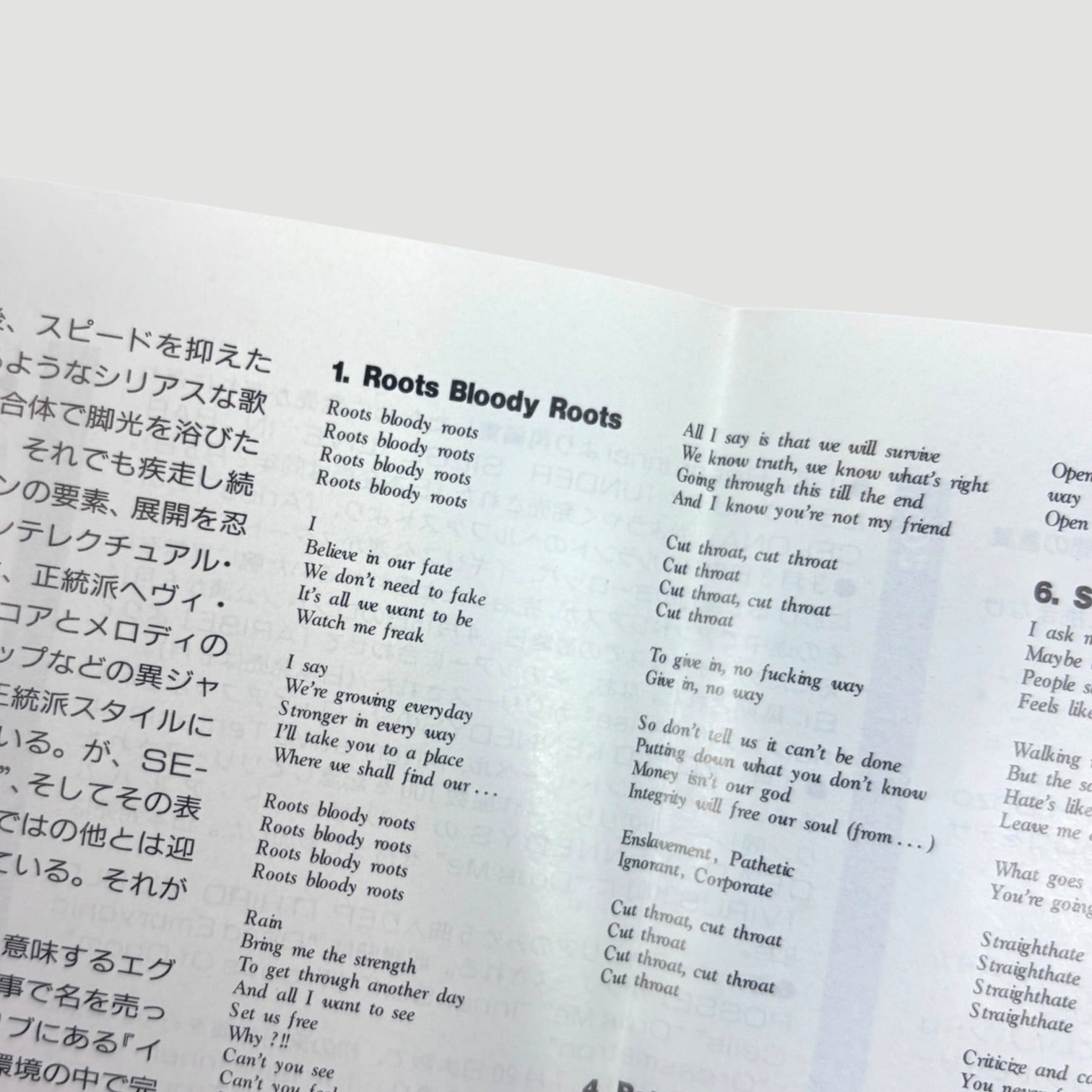 1996 Sepultura Roots Japanese CD
