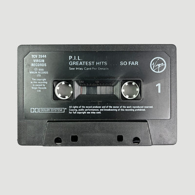 90’ Public Image Ltd. Greatest Hits, So Far Cassette