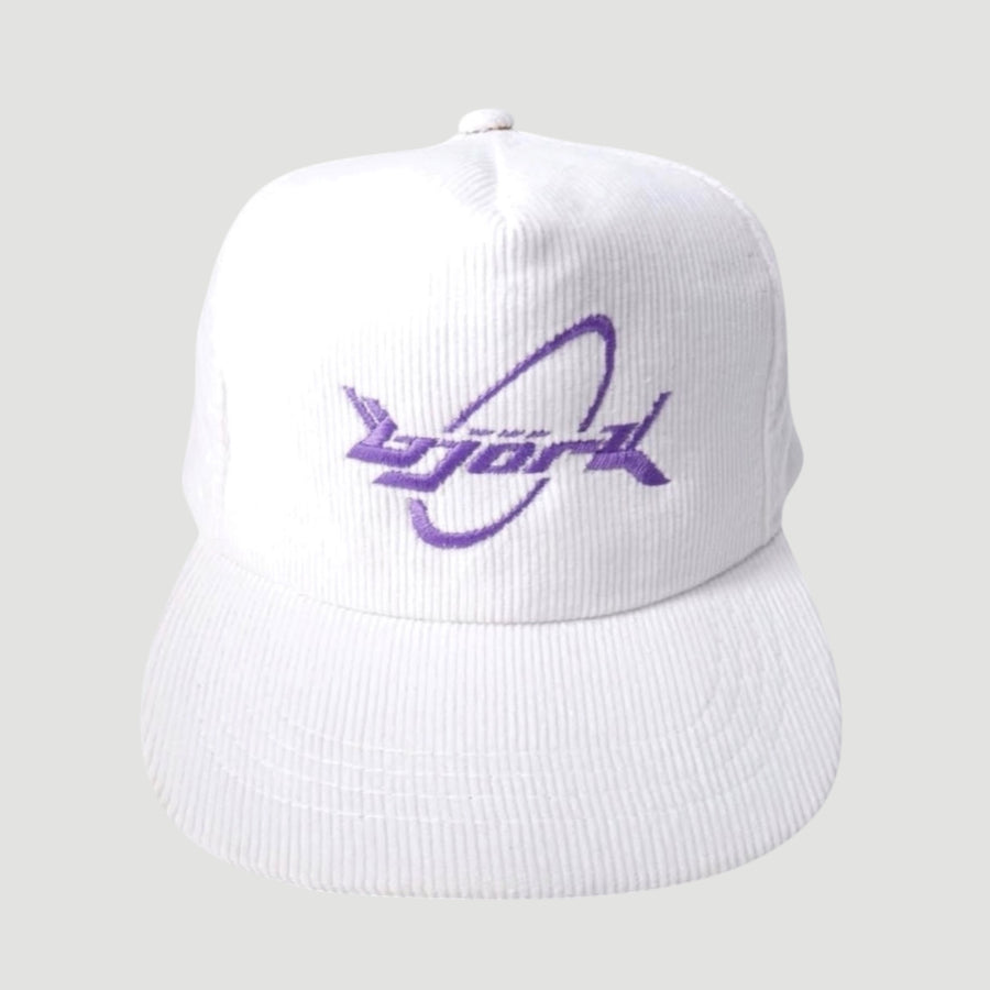 Mid 90's Björk White Corduroy Snapback Cap