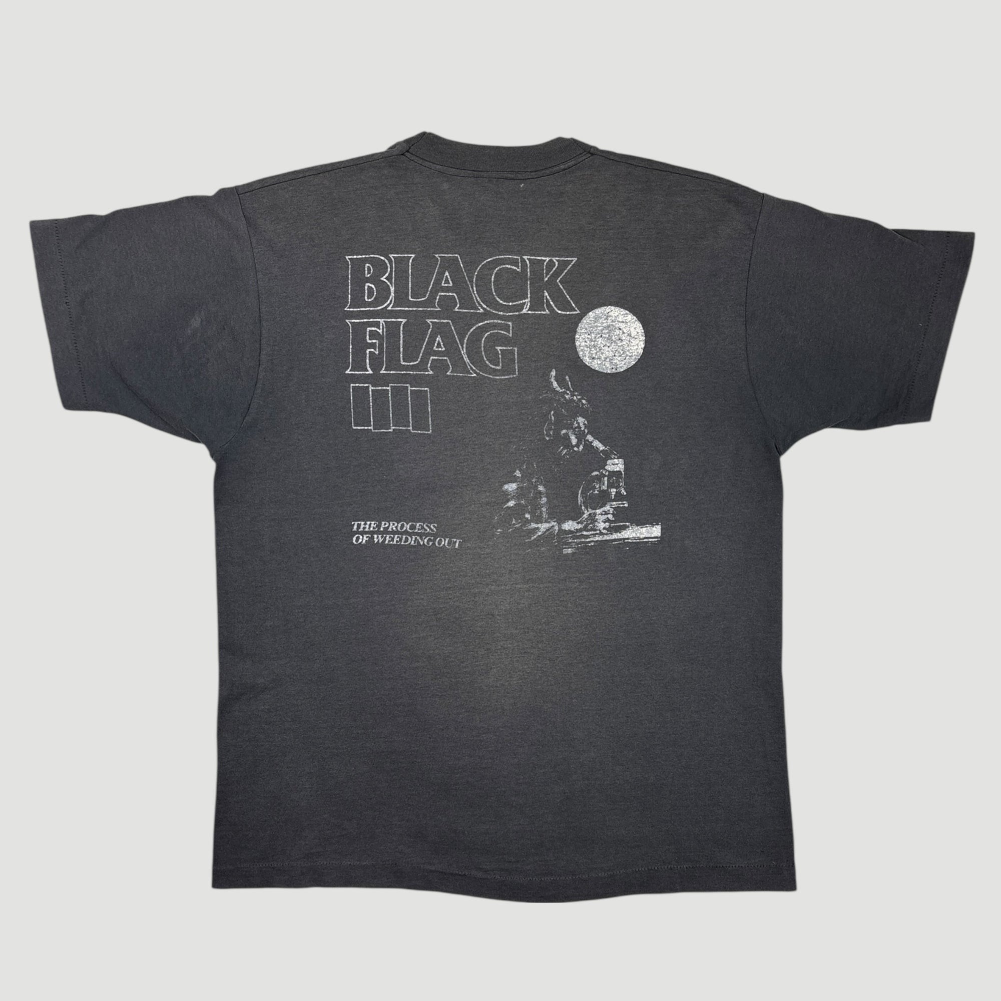 Late 80's Black Flag Process of Weeding Out T-Shirt