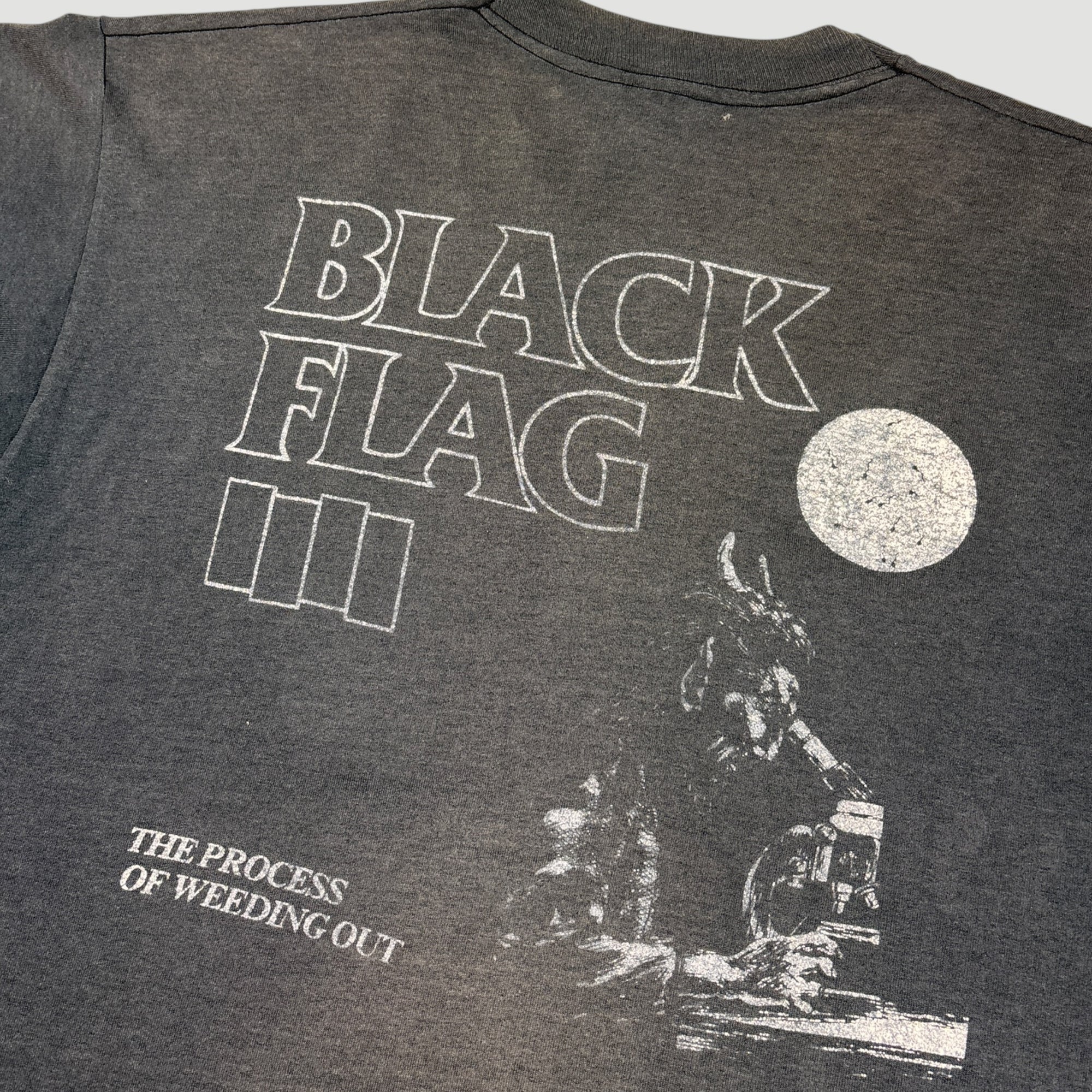 Late 80's Black Flag Process of Weeding Out T-Shirt