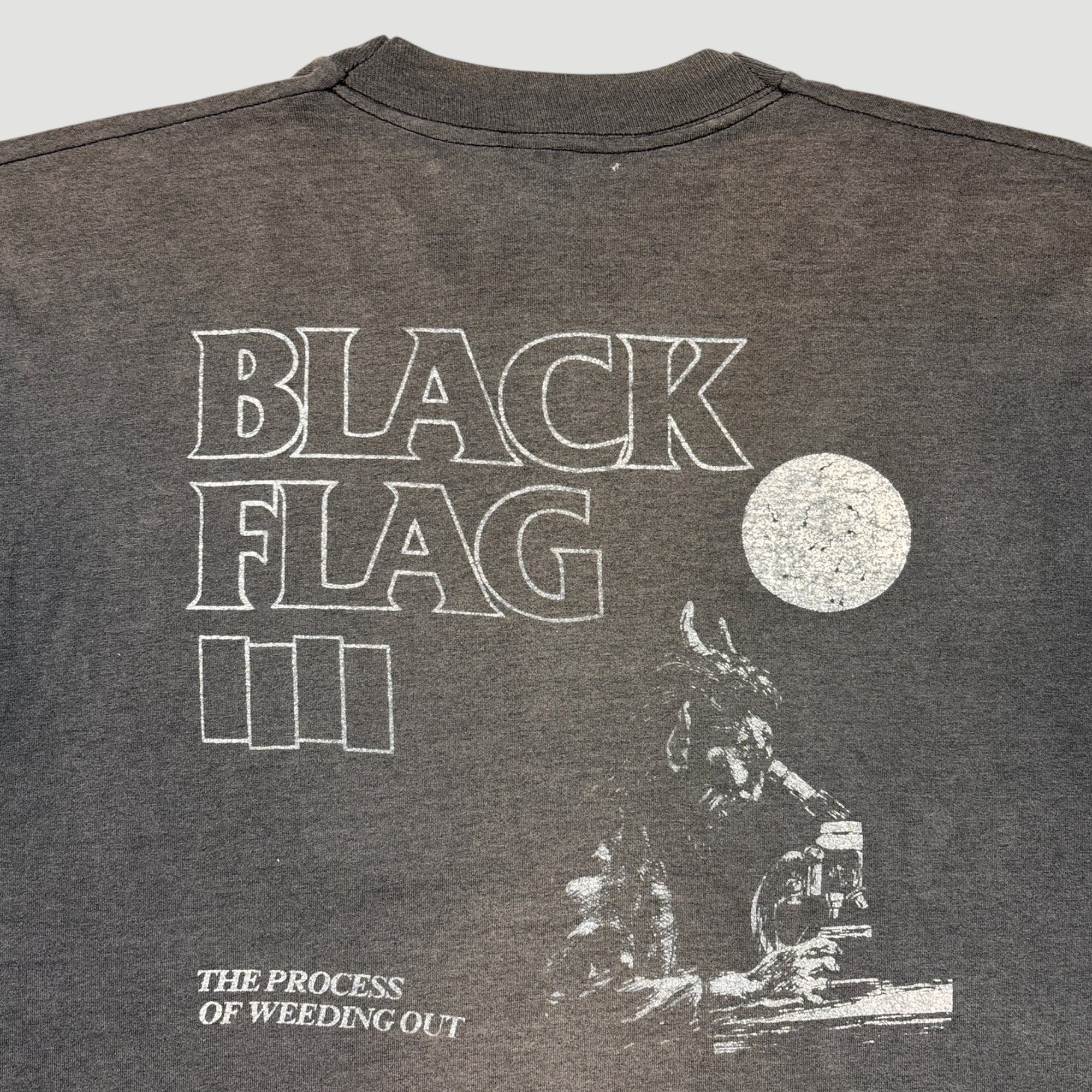Late 80's Black Flag Process of Weeding Out T-Shirt
